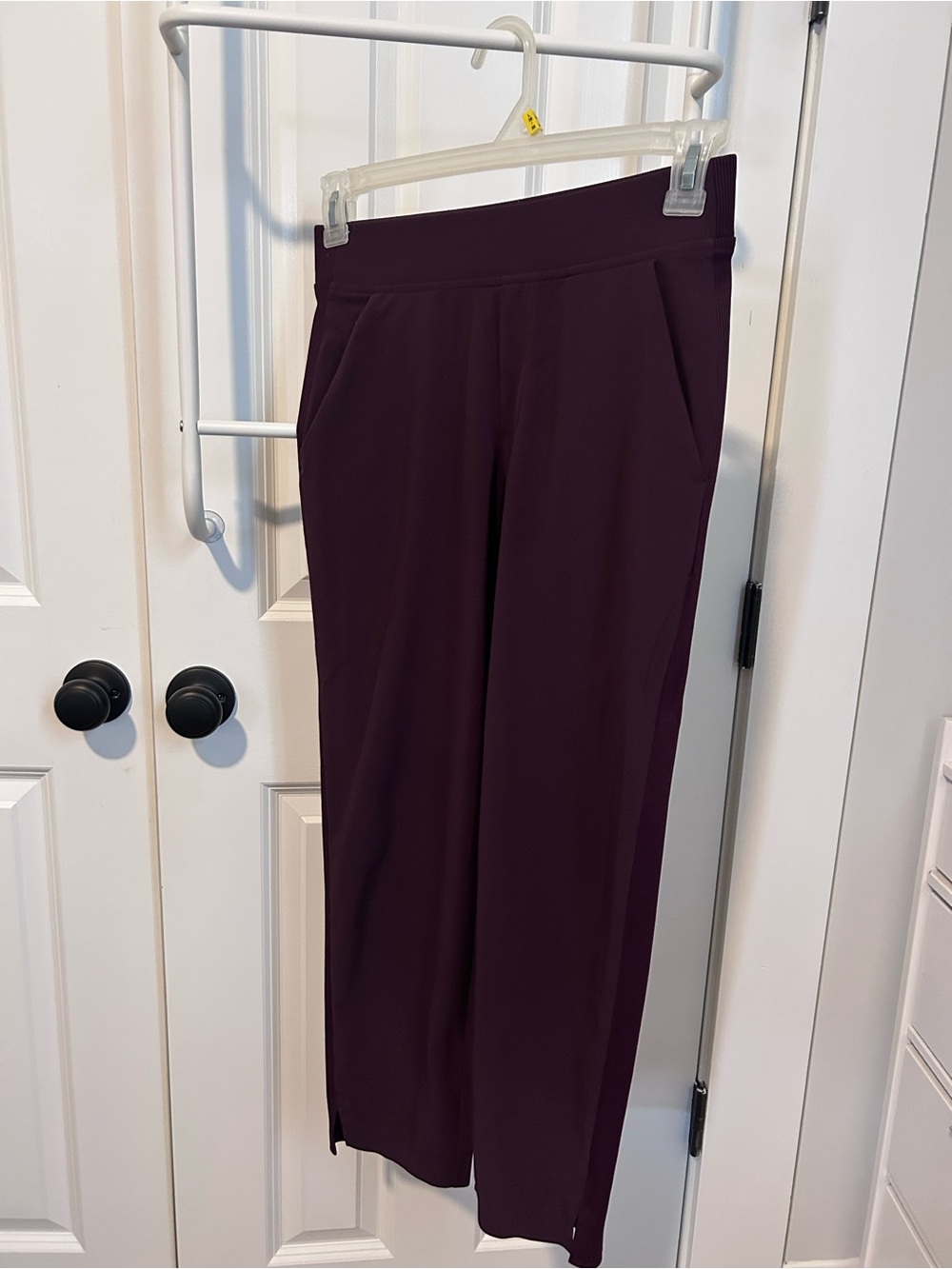 Athleta Burgundy Brooklynn Midrise Ankle Pants